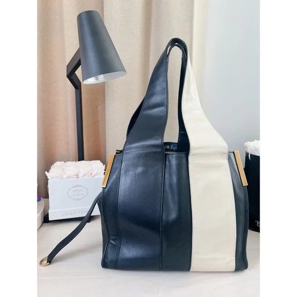 Chloé Color Block Leather Bag - Picture 3 of 12